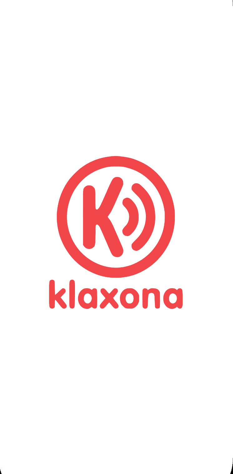 Klaxona App Loading Screen